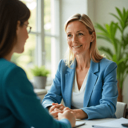 Konsultacja psychologiczna – rozmowa terapeuty z pacjentką w kontekście PTSD i zaburzeń snu