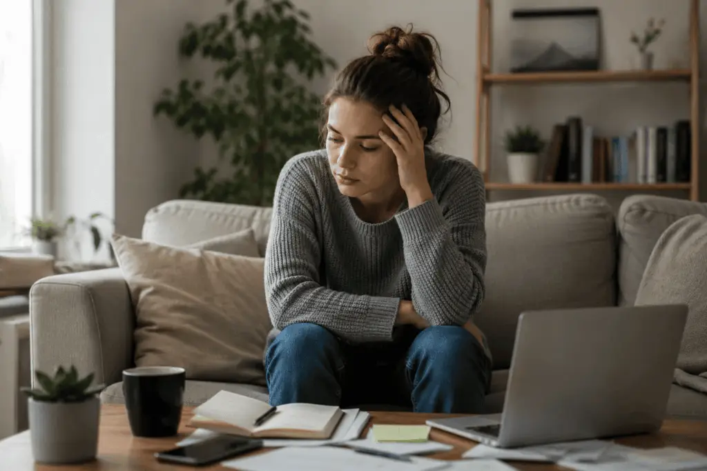 Kobieta z trudnościami pamięci i koncentracji – pomoc psychologiczna