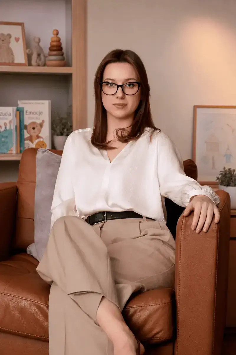 Paulina Rodzik, psycholog pracująca z dziećmi w Centrum Optimus Poznań