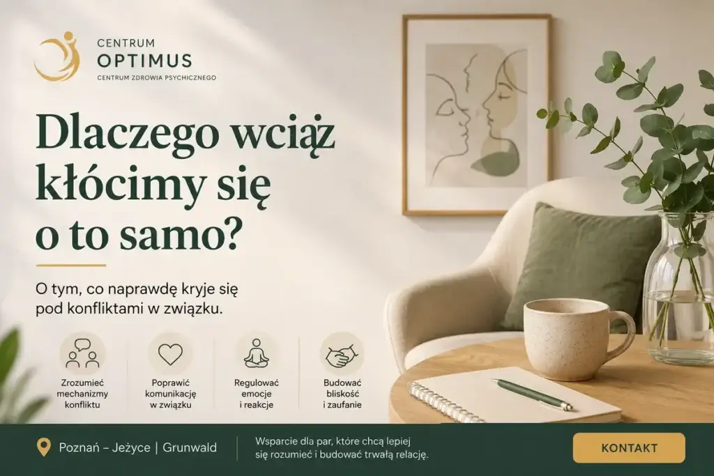 Terapia par i konflikty w związku – Centrum Optimus Poznań